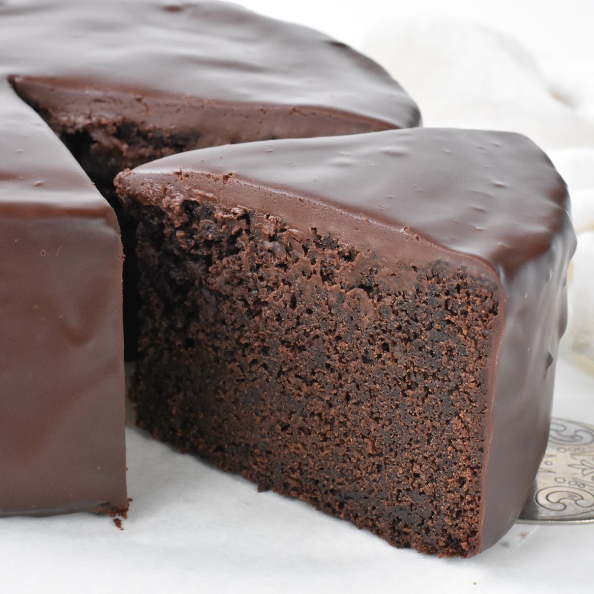 Easy Chocolate Poke Cake | Beyond Frosting
