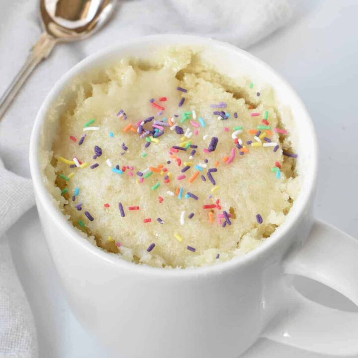 5 Minute Vanilla Mug Cake No Eggs Baking Envy