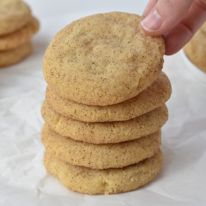 Snickerdoodles Stacked in a Pile